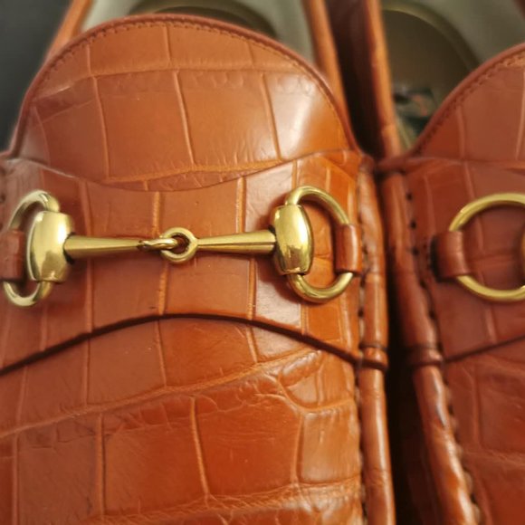 GUCCI leather crocodile loafer brand new - Picture 3 of 5